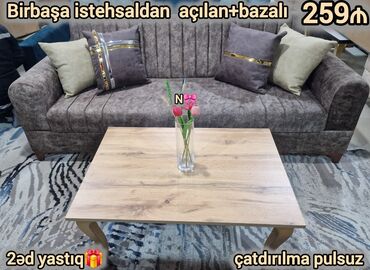 Qonaq otağı dəstləri: Künc divan, Qonaq otağı üçün, Bazalı, Açılan, Kitab