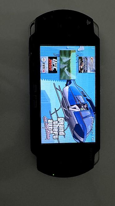 psp: Sony PSP (PlayStation Portable), черная. прошитая psp в отличном — 4