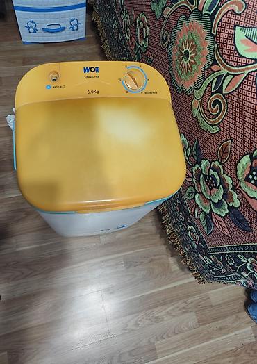 3 sim kart: Paltaryuyan maşın Wolf, 5 kq, İşlənmiş, Yarımavtomat, Qurutmasız — 4