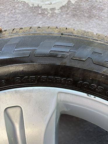 запаска хайландер: Литой диск с шиной размер 245/55 R19. Toyota Highlander 2010 — 2