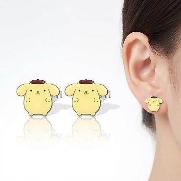 Серьги сөйкөлөр Г Pompompurin — яркий аксессуар для поклонников