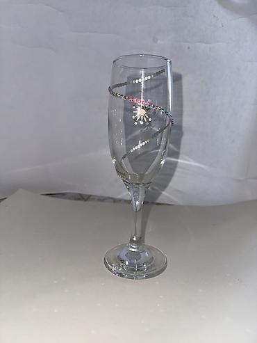 suse qab: Qədəhlər, rəng - Gümüşü, Şüşə, 2 ədədli dəst, 200 ml — 3