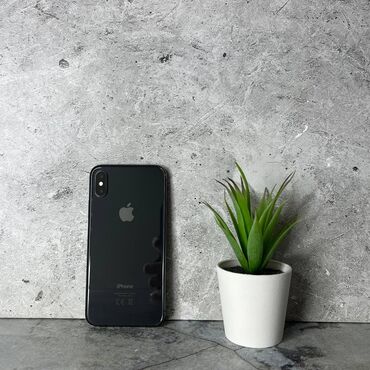 айфоны бу: IPhone X, Б/у, 256 ГБ, Space Gray, Чехол, Коробка, 74 %