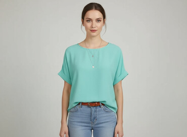 tunika plus size: Women's blouse, size One size