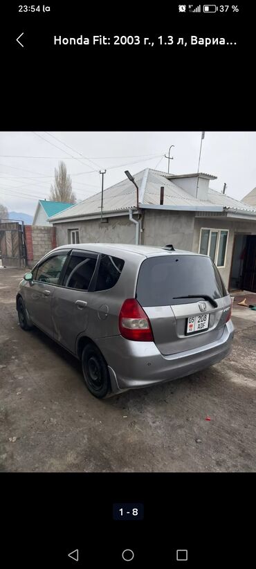 honda истирим: Honda Fit: 2003 г., 1.3 л, Автомат, Бензин