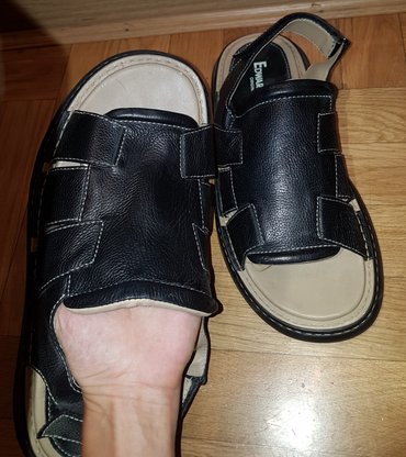 grubin muške sandale: Edward Forrer kozne sandale muske broj 45. nove! imaju cicak pozadi