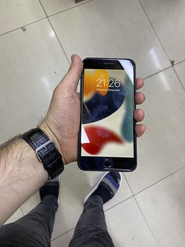 iphone 6 plus ekran: IPhone 7 Plus, 256 GB, Qara, Zəmanət, Barmaq izi