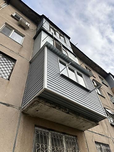 миникан: Застекление и внешняя отделка балкона (распашная система ПВХ) с — 5