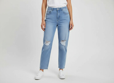 szerokie spodnie hello kitty: Jeans for women, size S