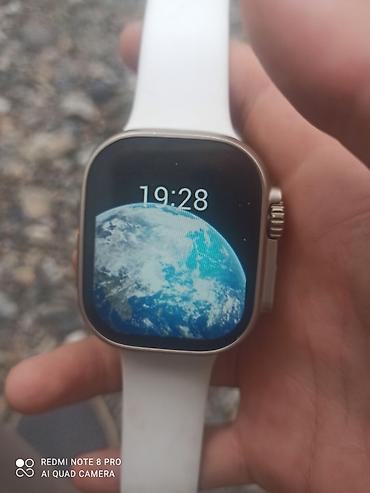 редми 12 с: Смарт‑часы в стиле Watch Ultra с белым силиконовым ремешком. Основные — 1
