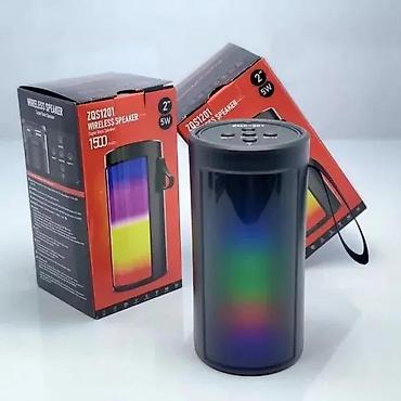 wifi tablet: ZQS1201 bežični zvučnik sa RGB osvetljenjem - Snaga: 5 W - Veličina — 1