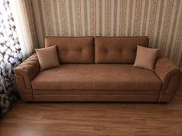 kohnə divan alıram: Qəhvəyi rəngdə, klassik dizaynlı, geniş ölçülü divan. - Yumşaq — 1