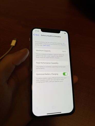 Apple iPhone: IPhone X, 64 GB, Ağ, Simsiz şarj