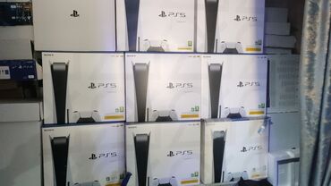 PS5 (Sony PlayStation 5): Playstatıon 5 az islenmis, illik zəmanətle satilir. Ps4+ps3 elavə