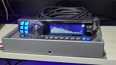 masin ucun aparatura: Yaponiyadan almışam. import istehsaldır. Alpine PXA-H701 DSP proçessor — 2