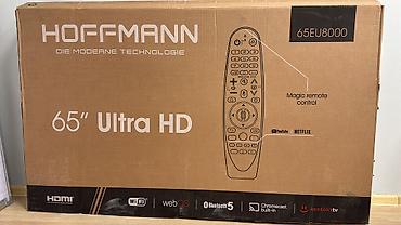 ТВ и видео: Новый Телевизор Hoffmann LED экран 65" 4K (3840x2160), Самовывоз — 1