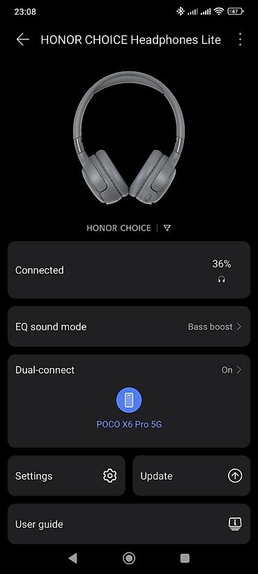 micro nausnik: Yeni Simsiz (Bluetooth) Qulaqcıqlar, Honor, rəng - Boz — 5