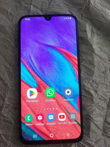 baku electronics samsung a70: Samsung Galaxy A40, 64 GB, rəng - Qara, Barmaq izi