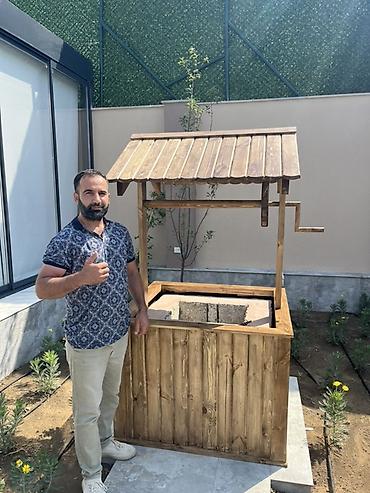 Uşaq və gənc otağı üçün dəstlər: Taxta mebel dəsti – əl işləri - İki mərtəbəli çarpayı: Künc — 15