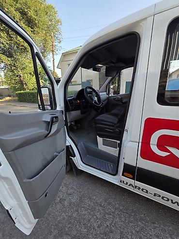 транс: Mercedes-Benz Sprinter тентованный бортовой, двухрядная кабина — 10