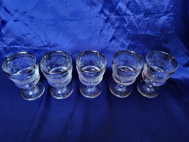 Čaše: Casice za zestoko pice,rucni rad murano medici iz 60ih. Casice — 10