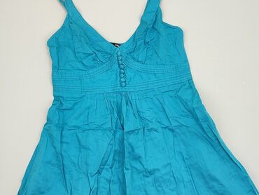 sukienka letnia khaki: Sukienka letnia H&M, M (EU 38), Bawełna, stan - Dobry