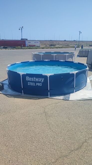 Спортивная форма: Bestway Steel Pro dairəvi çərçivəli hovuz - Brend/model: Bestway
