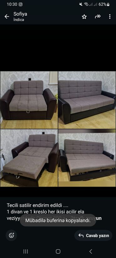 embawood divan qiymetleri: Tecili satilir endirim edildi . 1 divan ve 1 kreslo her ikisi