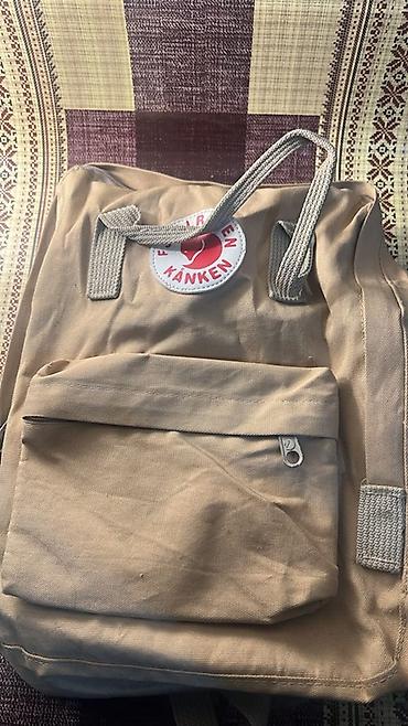 kanken рюкзак: Рюкзак Fjällräven Kånken, бежевый (песочный) цвет. - Классическая — 2