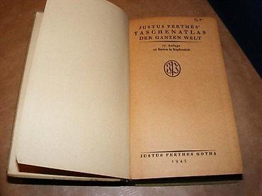 istoriski atlas: Taschenatlas der ganzen Welt, 45 Karten in Kupferstich Justus Perthes — 2