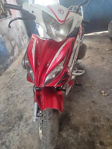 skuter scooter: Skuter/moped – Sport dizayn - Korpus rəngi: qırmızı-ağ, idman üslublu — 4