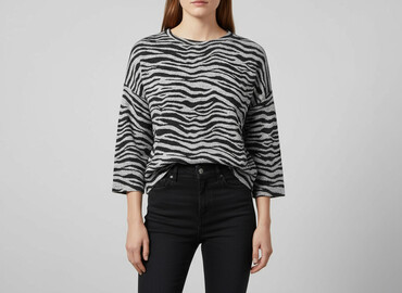 zara sukienka zebra: Zara, Sweter damski, rozmiar M