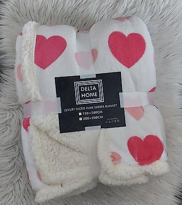 Ćebad i pokrivači: DELTA HOME Luxury Micro Mink-Sherpa ćebe Dimenzija 200x200 - Tip — 14