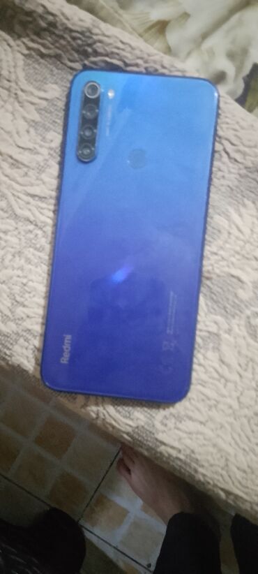 сотовый телефон fly ezzy: Xiaomi Redmi Note 8T, 64 ГБ, цвет - Синий, 
 Гарантия, Кнопочный, Сенсорный