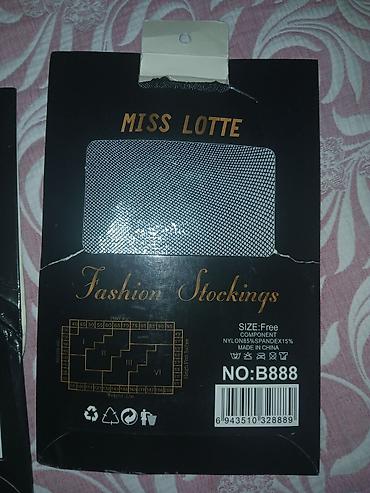 alt geyimi: Miss Lotte Fashion Stockings – tor naxışlı qadın corabları - Model — 2