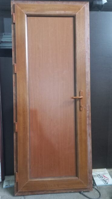 avropa qapilari bakı: Пластиковая дверь, 80х200 см, Б/у, C гарантией, Платная установка