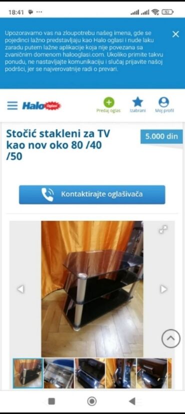 simpo tv komode: Sto stakleni za TV kao nov je 

Mirjevo