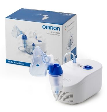 ингалятор от кашля для взрослых цена: Небулайзер OMRON C102 Total 2-в-1 с назальным душем, очищает полость