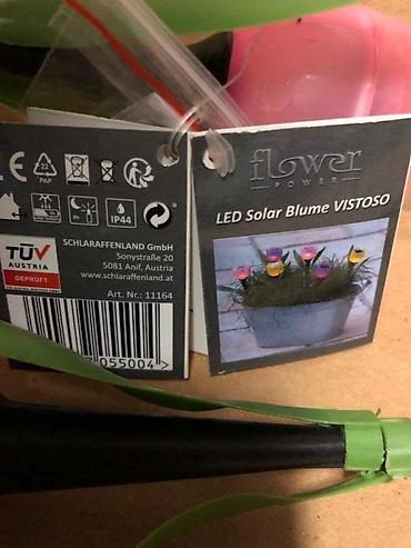 Baštenska rasveta: LED solarne baštenske lampe u obliku tulipana – Flower Power “LED — 3