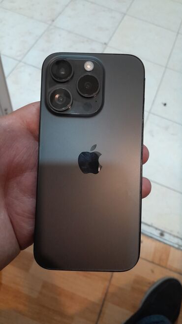iphon: IPhone 15 Pro, 128 GB, Black Titanium, Face ID