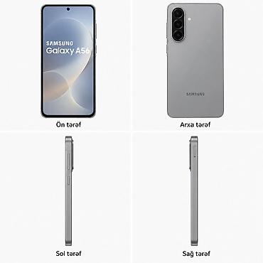 soyuducu qutu: Samsung Galaxy A56, 8 GB, rəng - Boz, Barmaq izi — 1