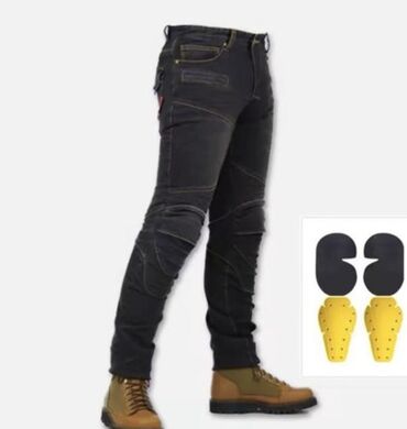 мужская джинсы: Джинсы XL (EU 42), цвет - Черный
