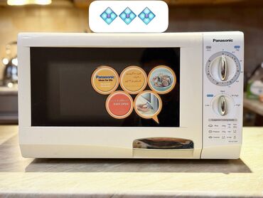 eurolux soba: Mikrodalğalı soba Panasonic, Ayrıca dayanan, Mikrodalğalar ilə, rəng - Ağ, Yeni