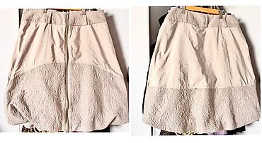 Футболки: Юбка-трапеция с завышенной талией, лето-весна, размер стандарт, новая — 2