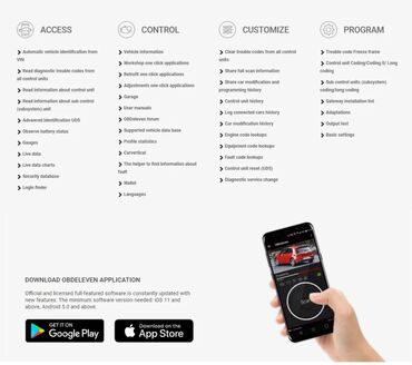 Alati za automobile: OBDeleven NextGen PRO Pack – Bluetooth OBD2 dijagnostički uređaj 1 — 10
