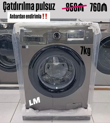 samsun a35: Paltaryuyan maşın Samsung, 7 kq, Yeni