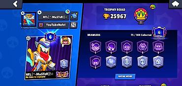 brawl stars 2: Brawl Stars oyun hesabı - Trophies: 25,967 - Prestige: 6 - Toplanmış — 2