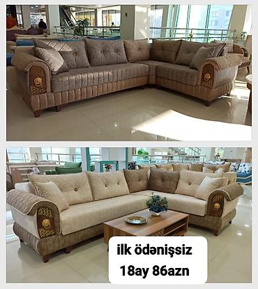 Divanlar: Künc divan kolleksiyası - Müasir dizaynlı L-şəkilli künc divanlar - — 46
