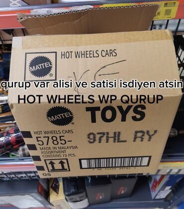 Oyuncaqlar: Hot wheels qurupu alisi ve satisi yaxsi madelerin bir birimize yerleri