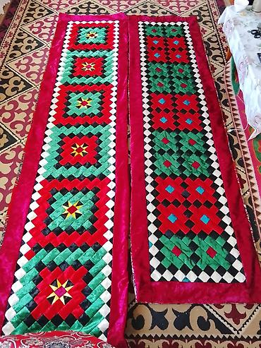 инкубатор услуги: Круглый войлочный коврик (набор 2 шт.) - Традиционный орнамент в — 6